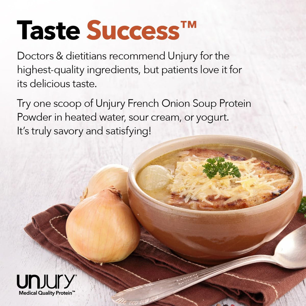 Shaker cup with Unjury shake highlighting lactose-free convenience