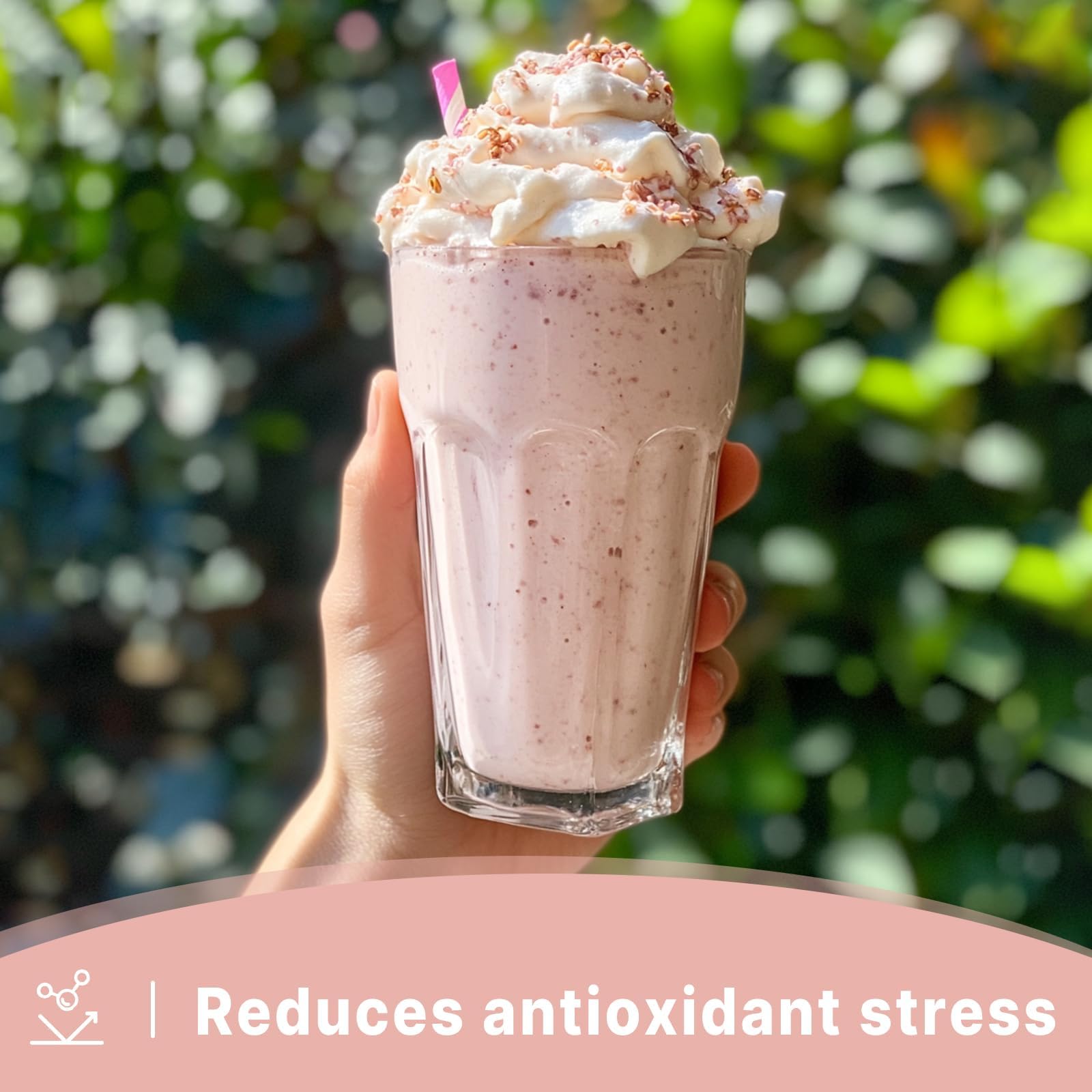 UNLEASH'D ORGANIC Hawthorn powder in tea for a flavorful antioxidant boost
