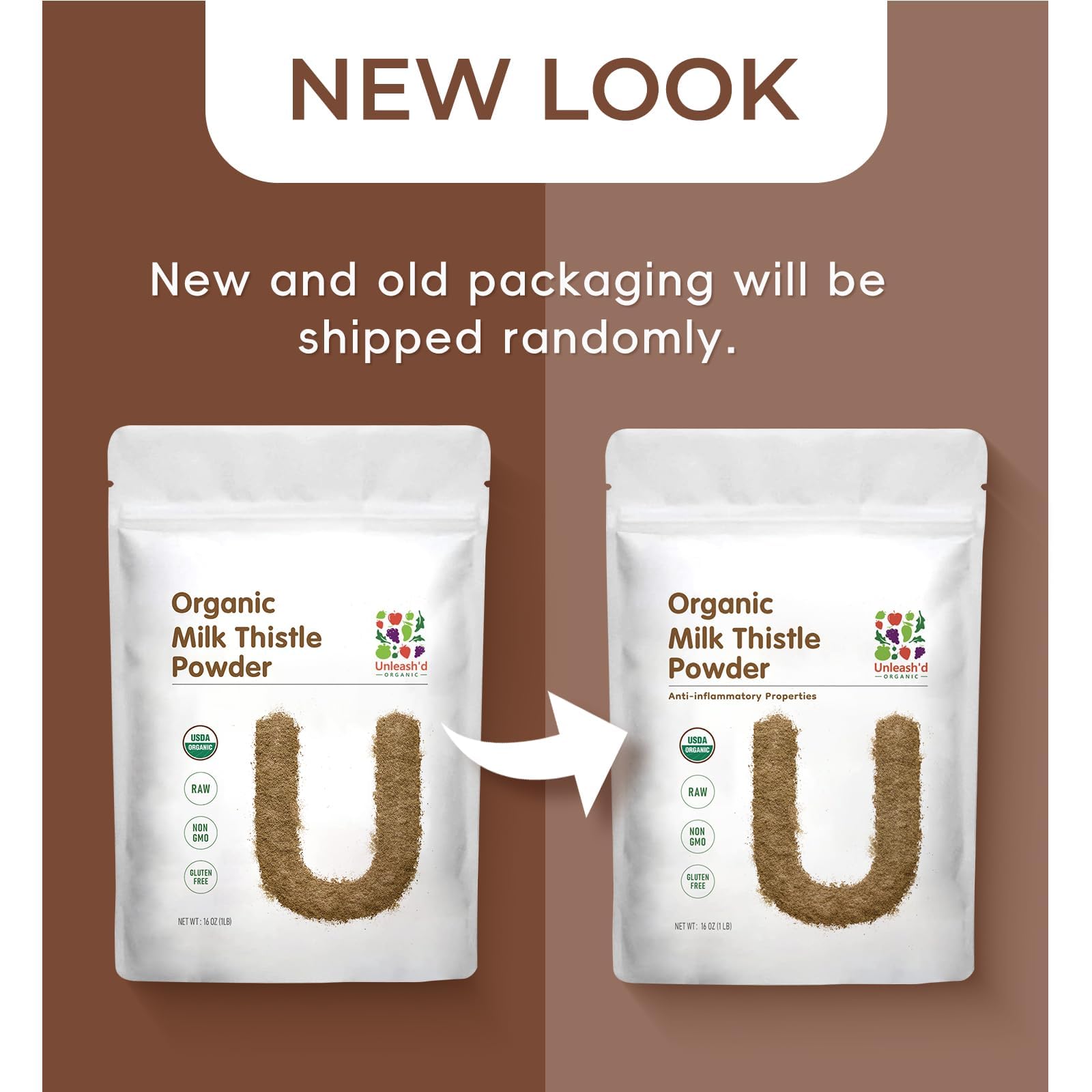 UNLEASH'D ORGANIC Milk Thistle Powder scoop ready for your daily dose for liver-friendly routine.