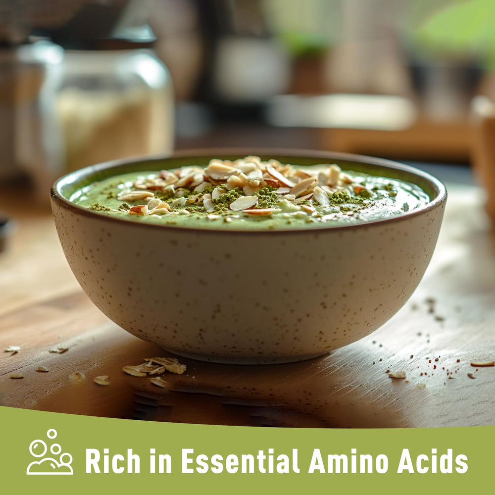Family-friendly use of Unleash’d Organic pumpkin seed protein powder in smoothies.