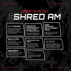 Unmatched 2Shred PM capsules closeup emphasizing stress support and nighttime fat mobilization