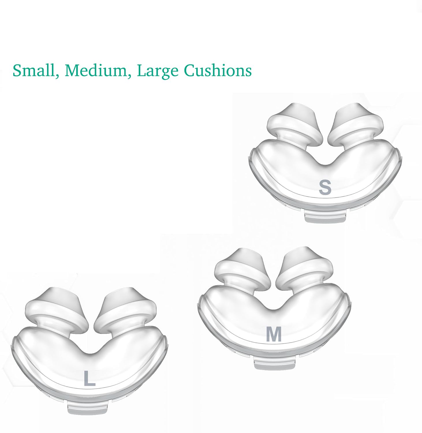 Unsvorns nasal pillow large ensures a secure seal for extended use.