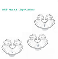 Unsvorns nasal pillow large ensures a secure seal for extended use.