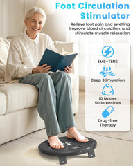 Uoboo foot massager showing 10 modes for customizable relief