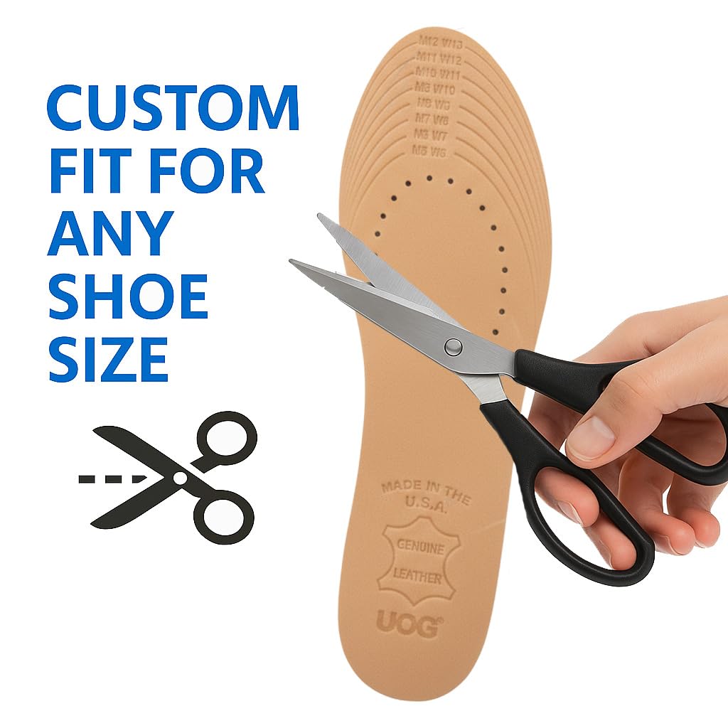 UOG heel arch support insoles for extended comfort.