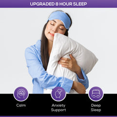 Upgraded Formulas 8-Hour Sleep capsules ready for deeper, more restful sleep.