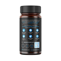 Upgraded Formulas Nano Magnesium Supplement label detail highlights organic, vegan ingredients.