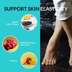 Graphic of grape seed extract within UpNourish formula for circulation support.