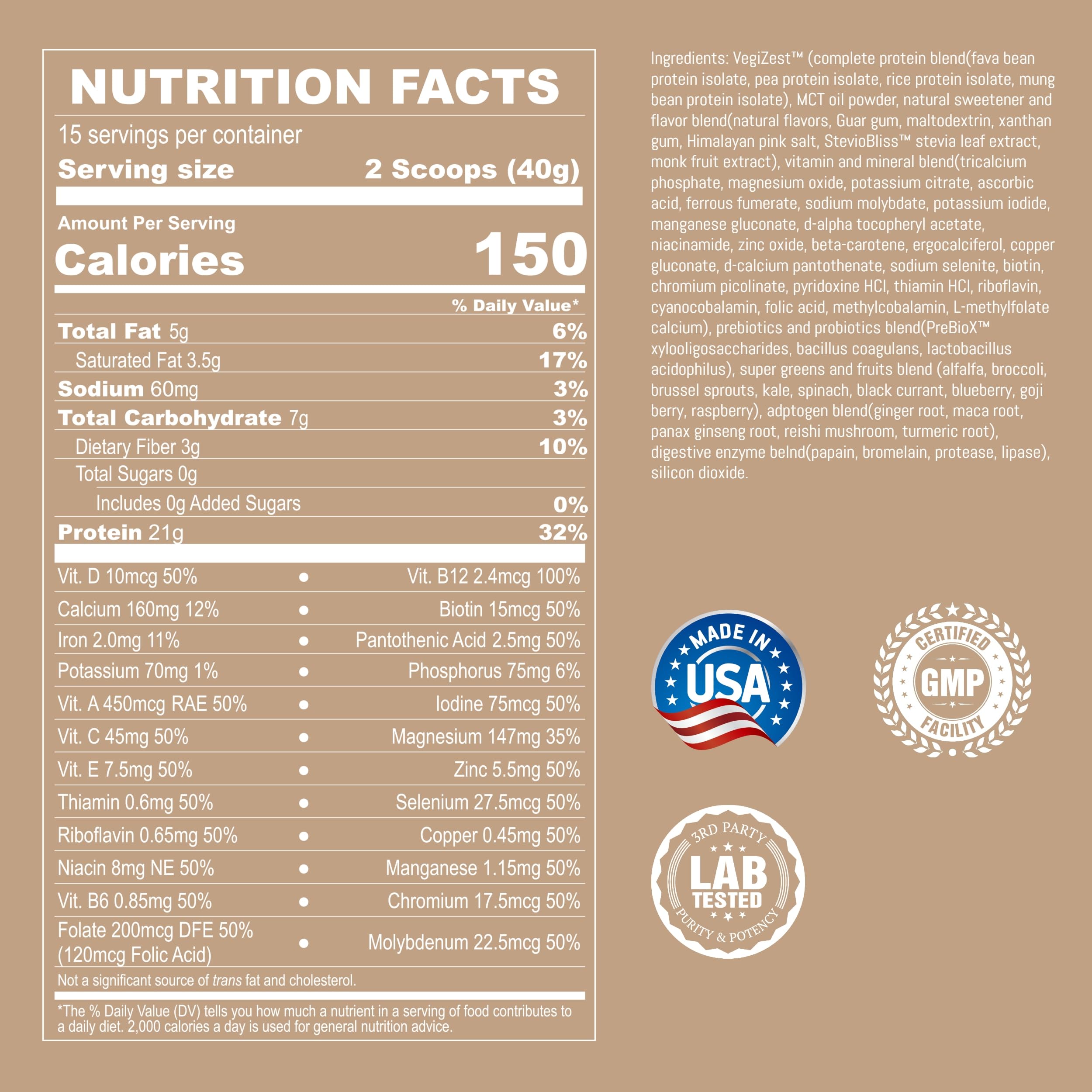 UpNourish low-carb label highlights keto-friendly, sugar-free option.