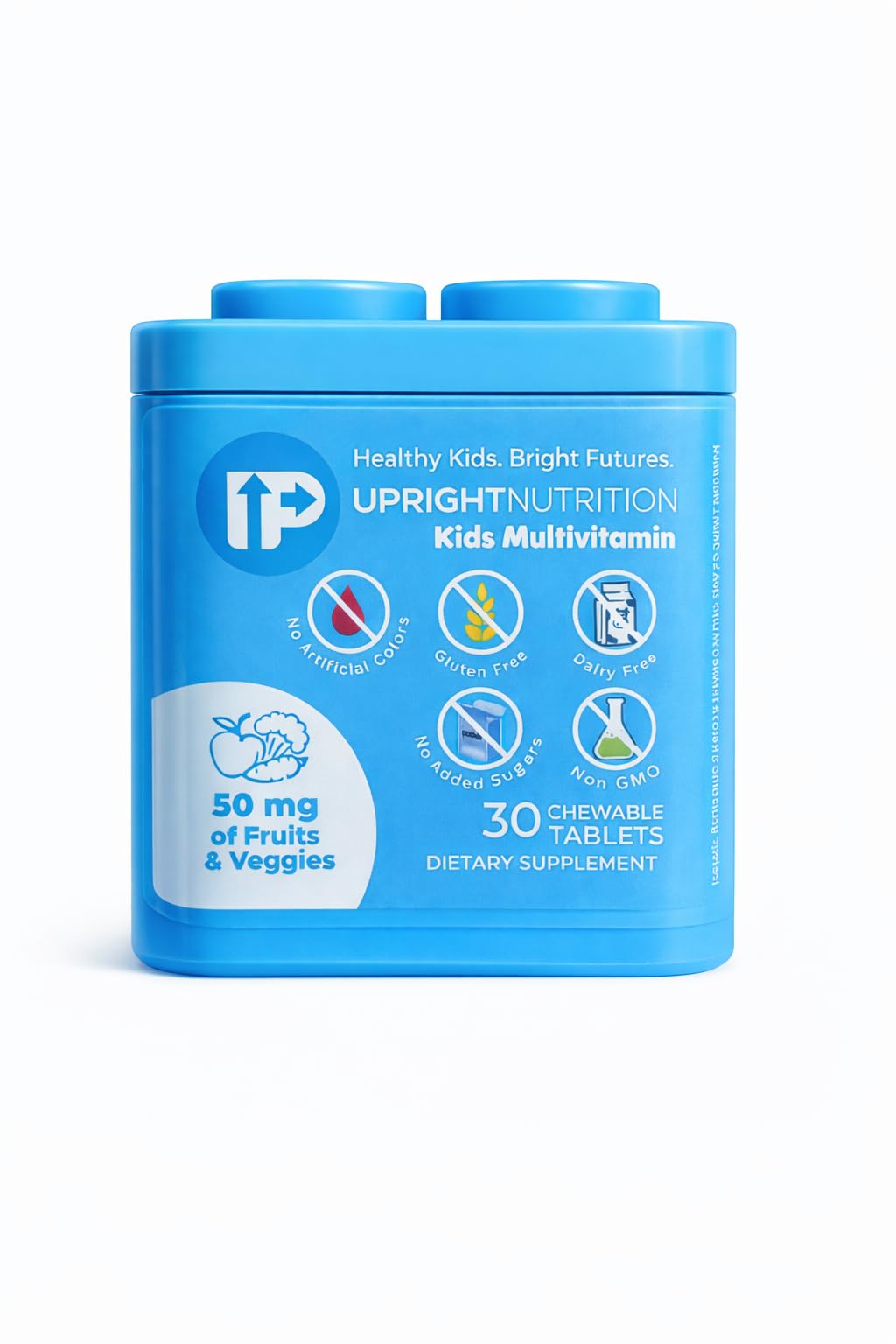Upright Nutrition Children's Multivitamin bottle for daily nutrition support.