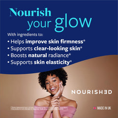 Upsa capsules close-up highlighting vegetarian, sugar-free formula for beauty routines.