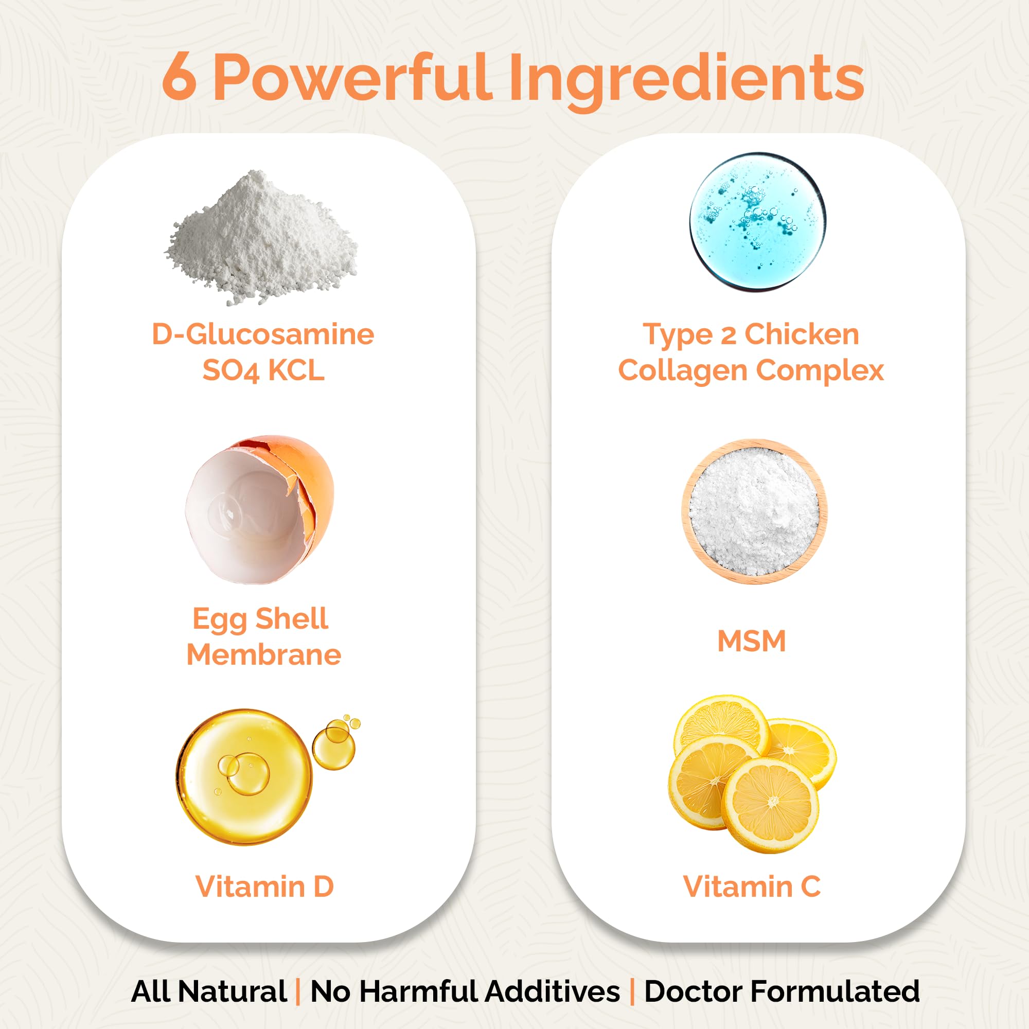 UpWellness Cartilage Revive eggshell membrane, a natural ingredient for connective tissue care.