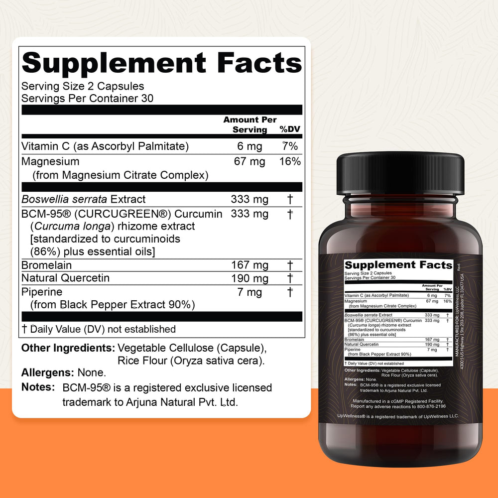 Close-up of Golden Revive capsules showing turmeric and black pepper blend for absorption