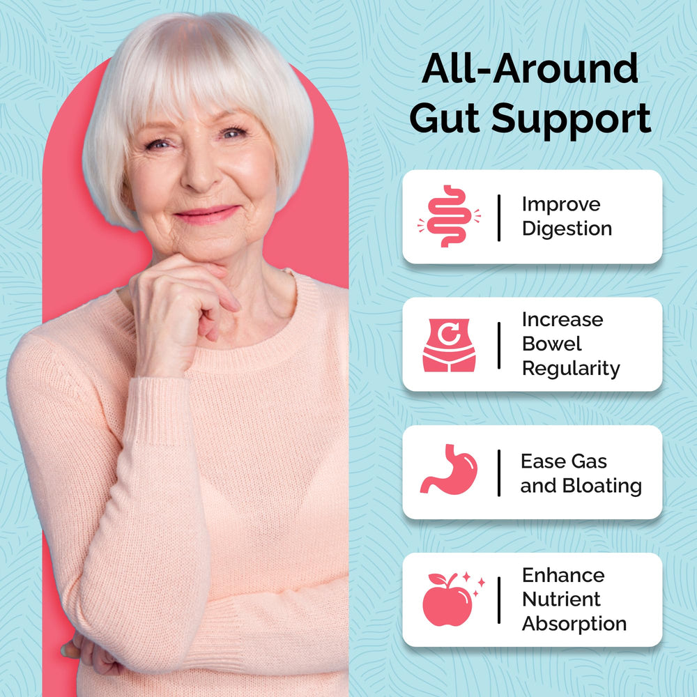 UpWellness Total Revive+ tablets on bottle suggest broad-spectrum digestive support.