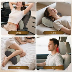 UQHH massage pad in chair mode offers lumbar support.