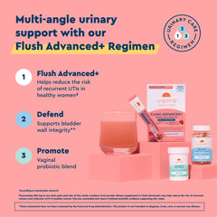 Uqora Promote vaginal probiotic bottle supports vaginal microbiome health