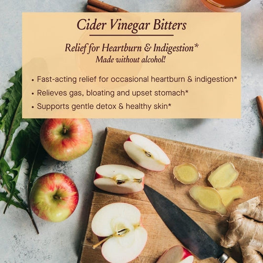 Urban Moonshine Digestive Bitters label highlighting organic ingredients.