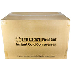 Urgent First Aid large 6x9 inch cold pack for wider coverage.