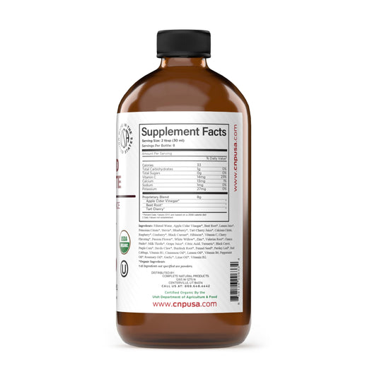 Uric Acid Complete liquid dose closeup highlighting easy absorption