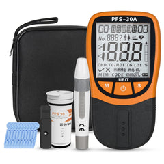 URIT 5 in 1 Lipid Test Kit box shown for home use and quick setup.