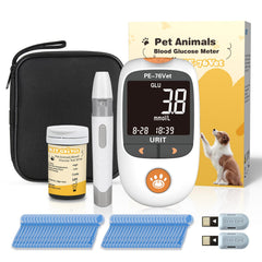 URIT Glucose Meter for Pets, front view for quick home checks.