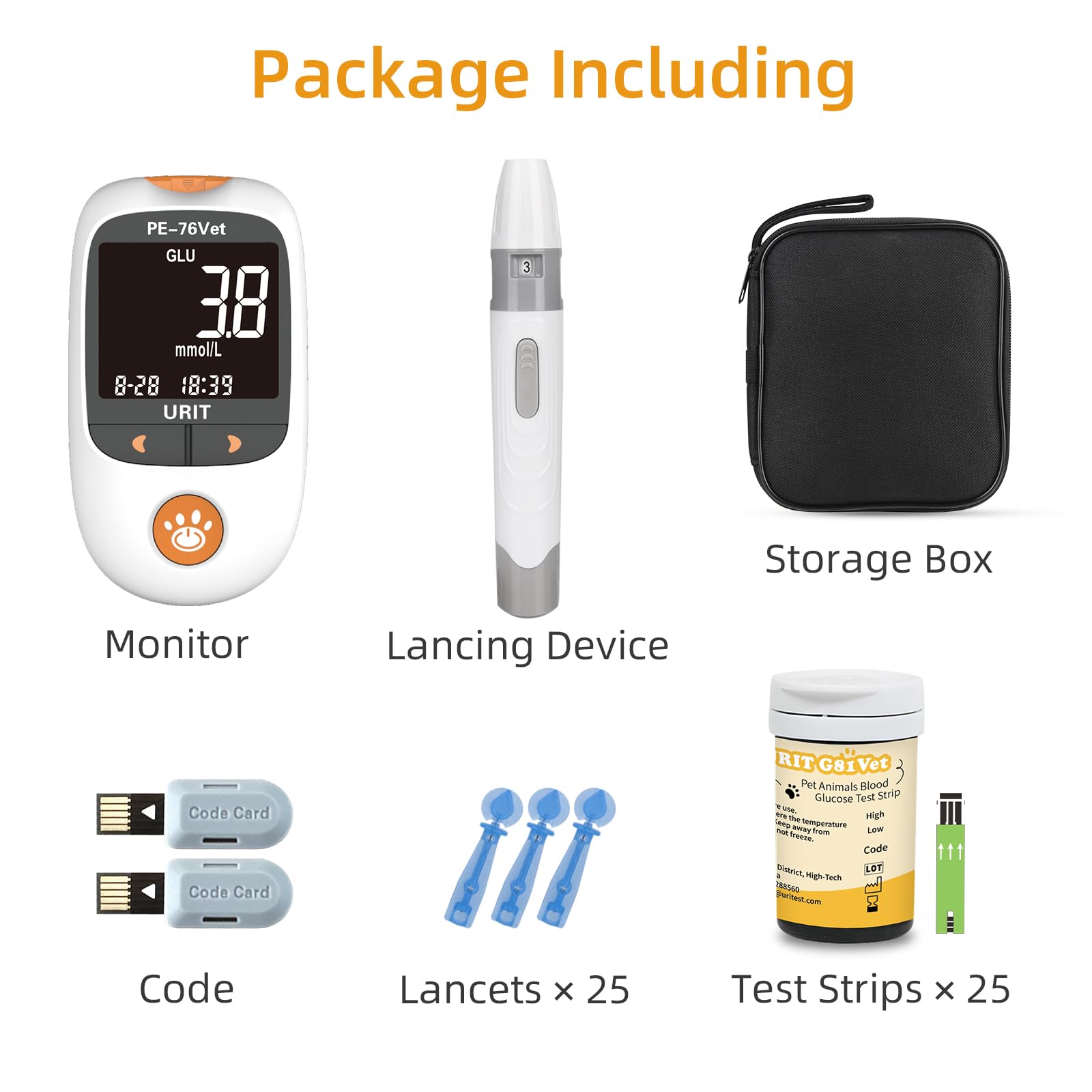 URIT usage on a pet, stepwise testing made easy.