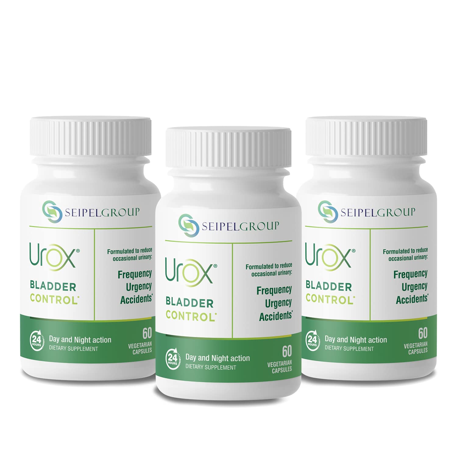 UROX bladder-control capsules bottle showing daily bladder support