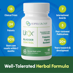 UROX ingredient crateva emphasizes natural bladder support benefits.
