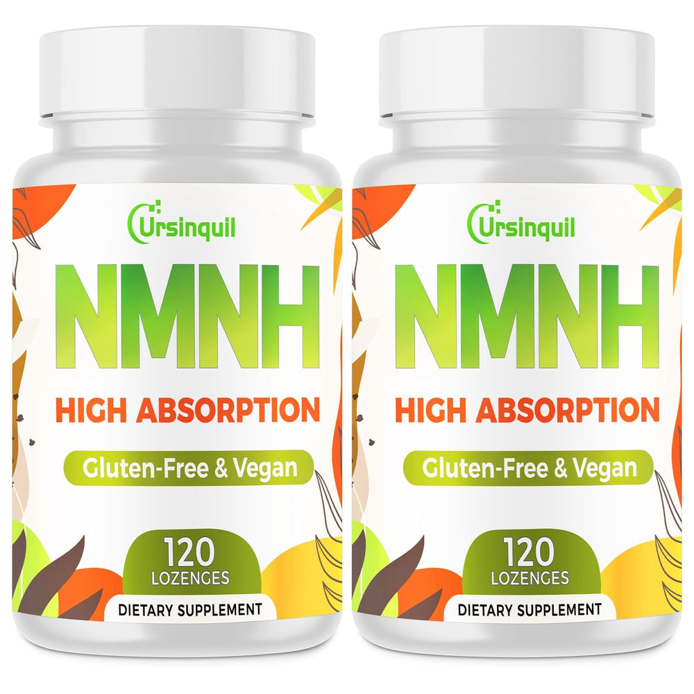 Ursinquil NMNH bottle front view highlighting premium NAD booster packaging for daily use