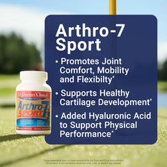 US Doctors' Clinical Arthro-7 Sport bottle back with ingredients and joint health details