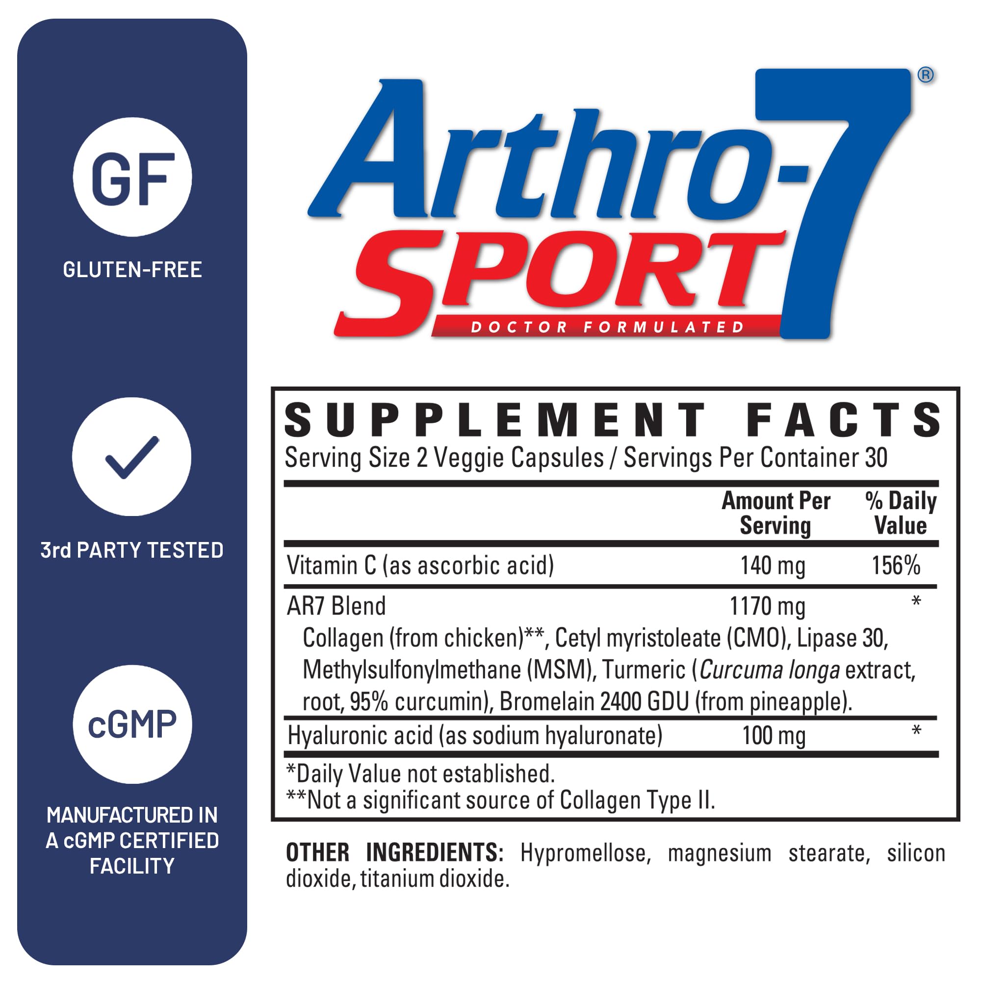 Capsules close-up of Arthro-7 Sport designed for joint support and mobility