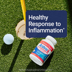 In-store display of Arthro8 packaging reinforces trust in a doctor-formulated blend.