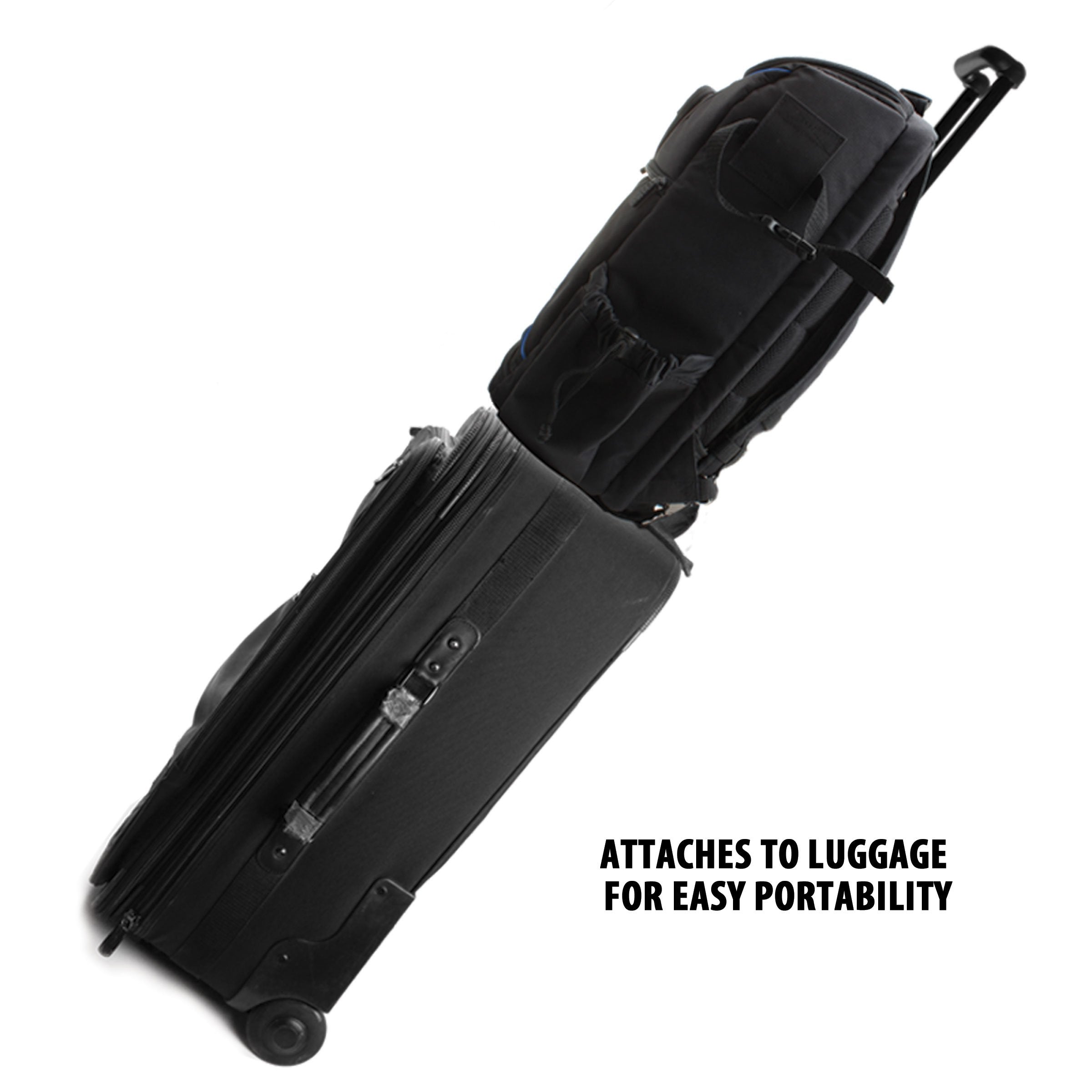 USA Gear CPAP Backpack padded shoulder straps reduce fatigue during long trips