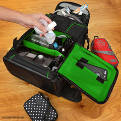 USA Gear CPAP backpack weather-resistant materials protect gear in variable travel conditions.
