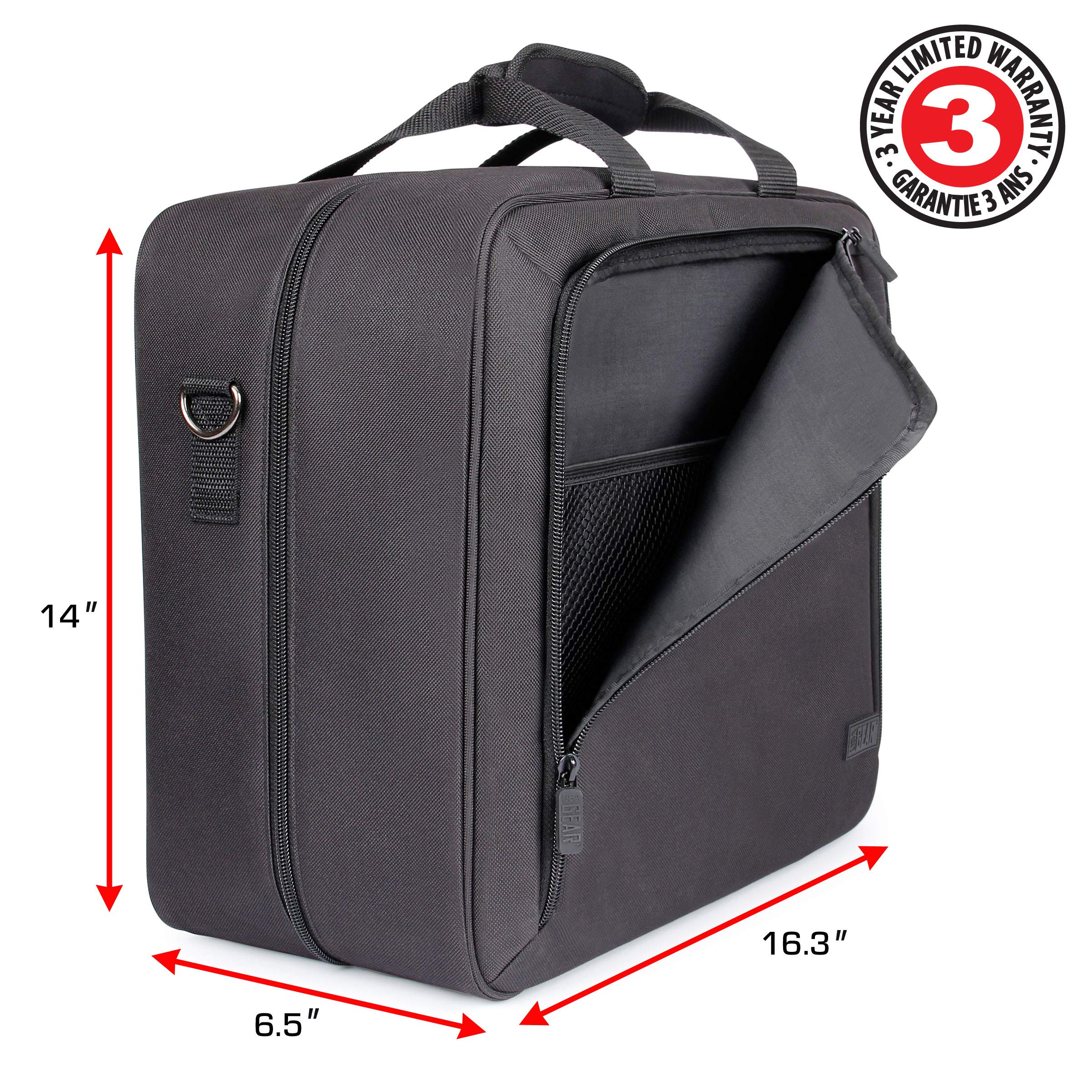 USA Gear CPAP bag's durable exterior defends against scratches and water during travel.