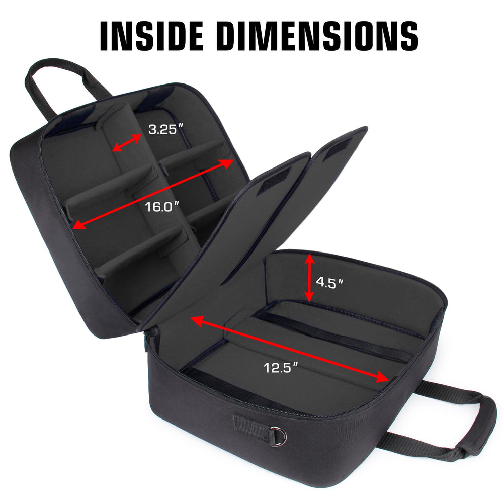 External pocket in the USA Gear XL bag stores small essentials.