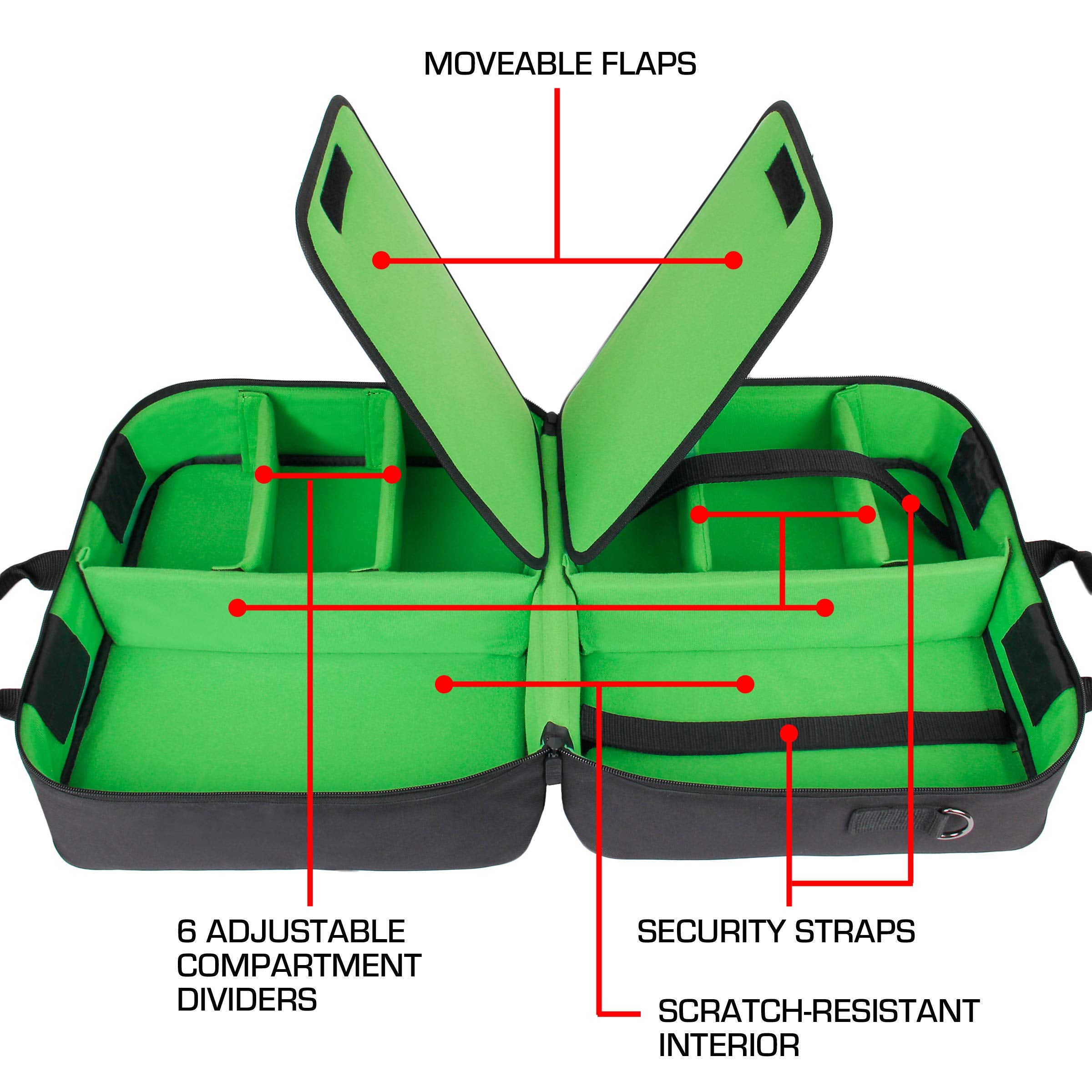 External zippered pocket keeps small essentials handy during trips.