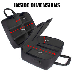 External pocket in the USA Gear XL bag stores small essentials.