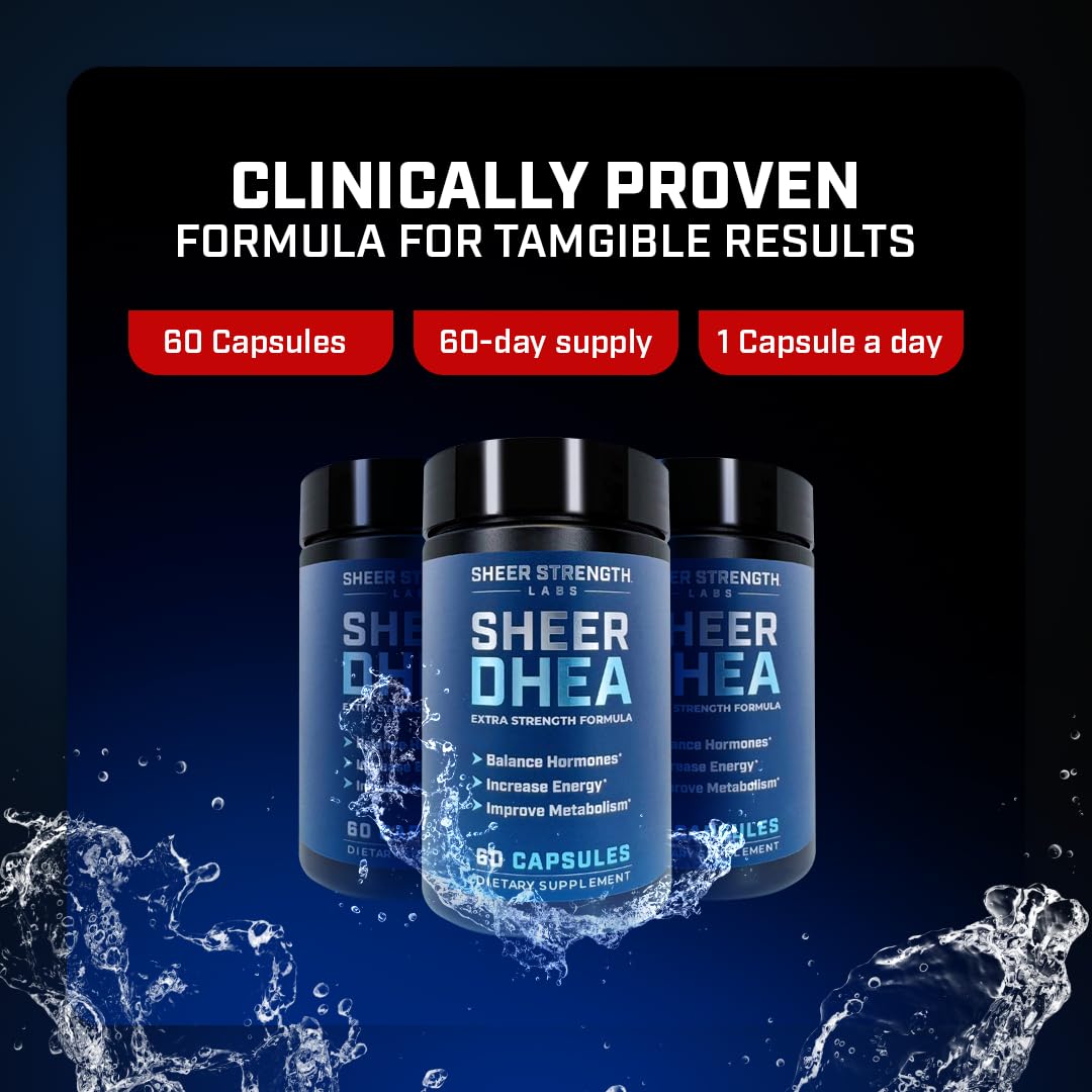 USA-made DHEA supplement vial signaling domestic production