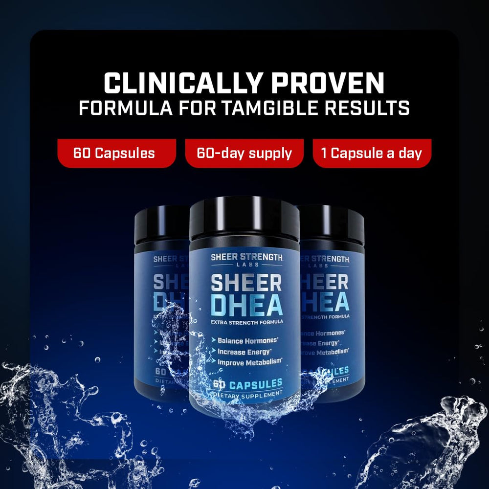 USA-made DHEA supplement vial signaling domestic production