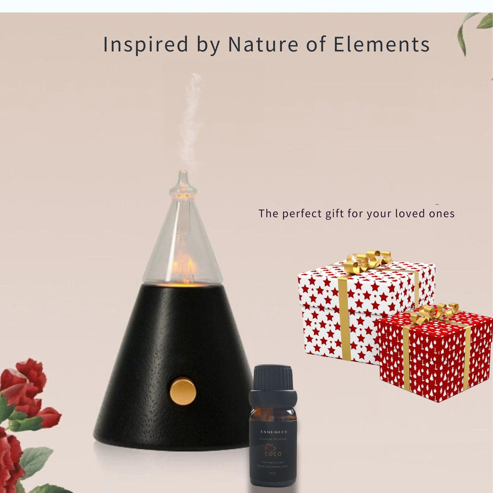USMLMOOT Aroma Nebulizer compact desk design fits small spaces