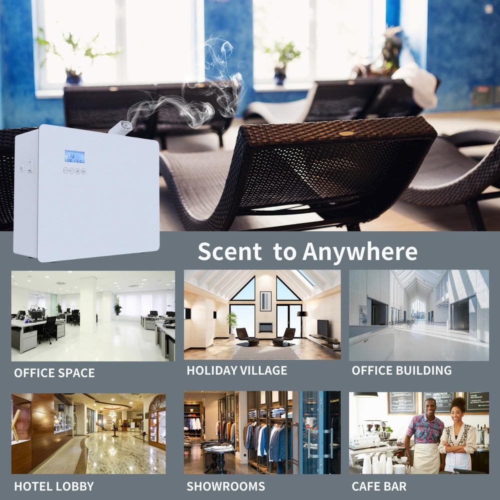 USMLMOOT diffuser providing large area coverage up to 8000 sq ft for hotels