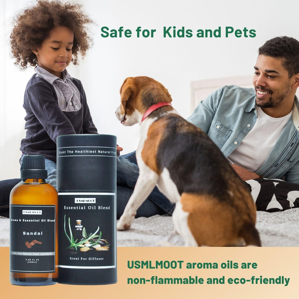 USMLMOOT Santal Essential Oil base-notes of sandalwood and musk add depth.