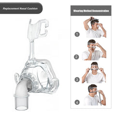 USNUANNU wide size cushion — enhanced comfort for wider noses.