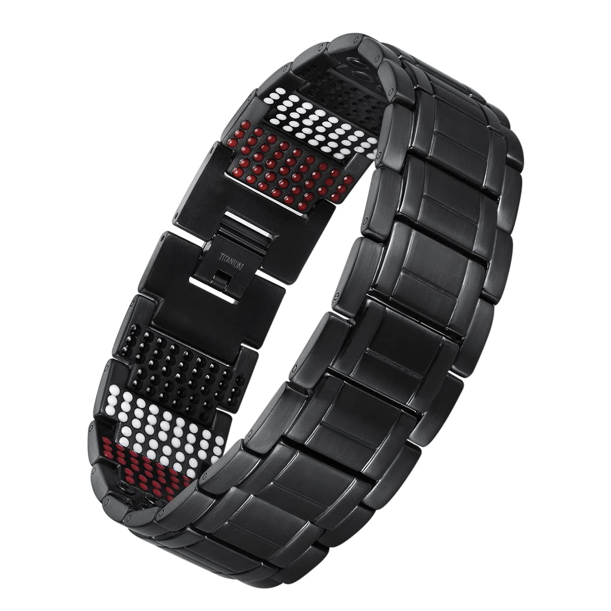 USWEL Strengthen bracelet close-up with black coating for everyday wear