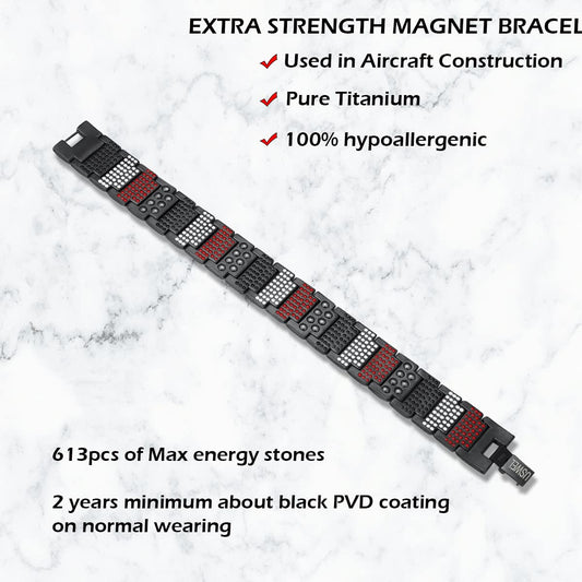 USWEL Strengthen bracelet secure fold-over clasp in use