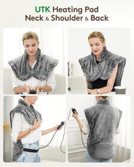 UTK adjustable heat and timer controls for personalized comfort.