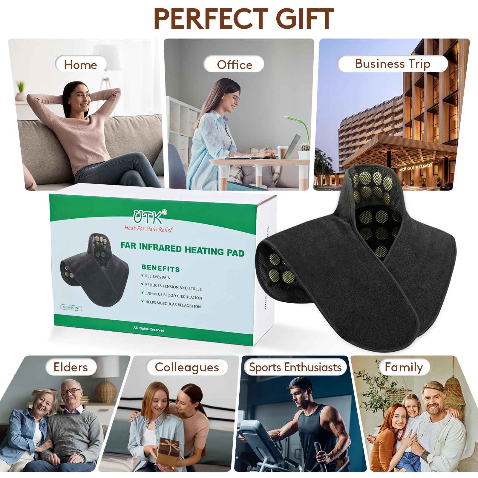 UTK adjustable Velcro strap for customizable comfort