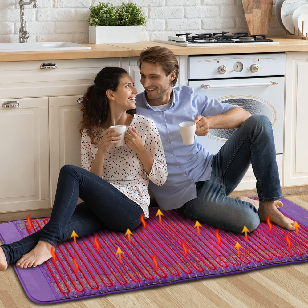 UTK amethyst infrared heating pad demonstrates deep-penetration heat for targeted relief