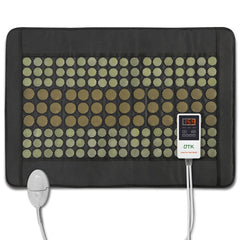 UTK far infrared heating pad back view showing broad heat coverage for relief